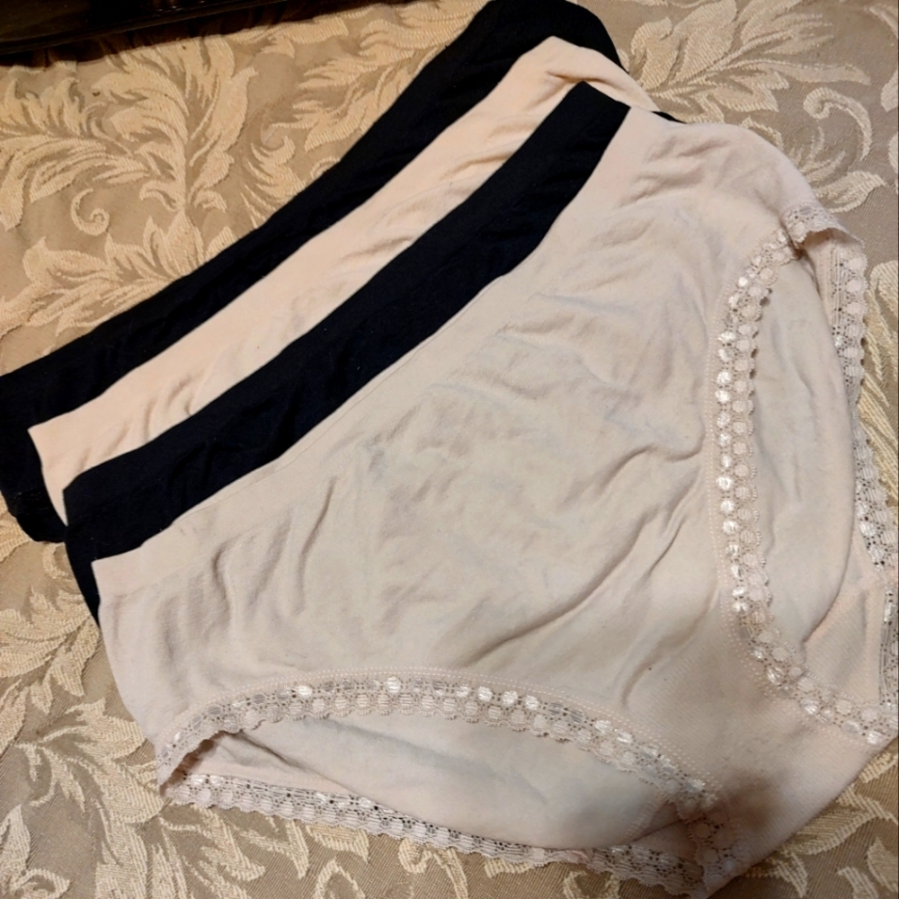 🌹 NWOT Classic Color Collection Seamless Hipster Panty Briefs Set - M